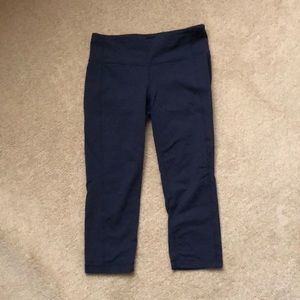 Athleta navy capris